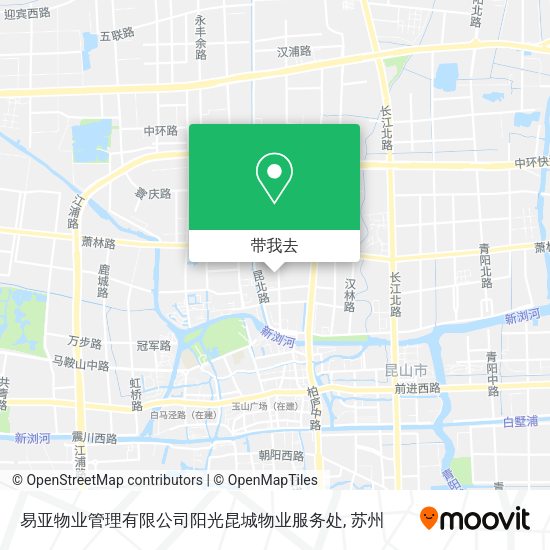 易亚物业管理有限公司阳光昆城物业服务处地图