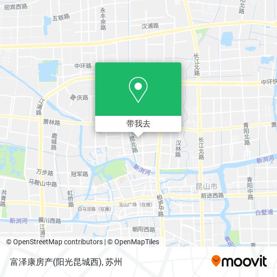 富泽康房产(阳光昆城西)地图