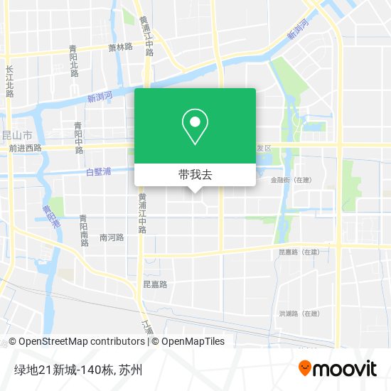 绿地21新城-140栋地图
