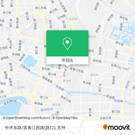 外环东路/富春江西路(路口)地图