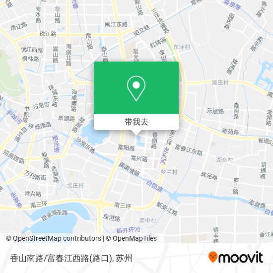 香山南路/富春江西路(路口)地图