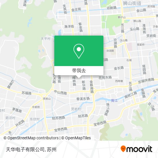 天华电子有限公司地图