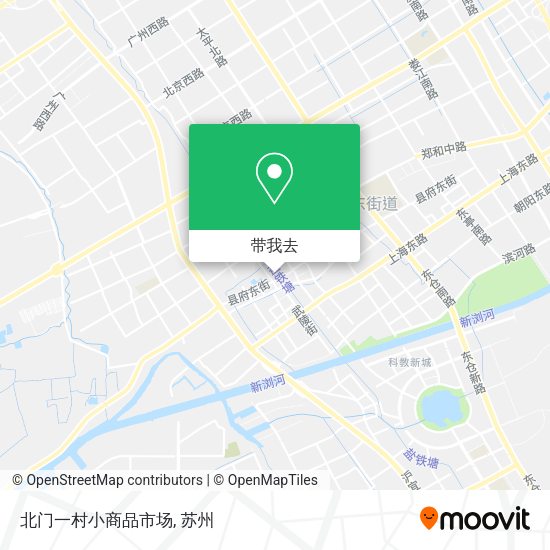 北门一村小商品市场地图