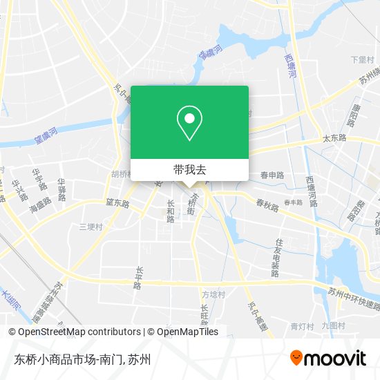 东桥小商品市场-南门地图