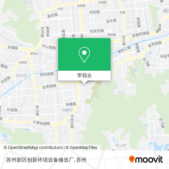 苏州新区创新环境设备修造厂地图