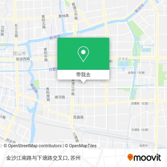 金沙江南路与下塘路交叉口地图