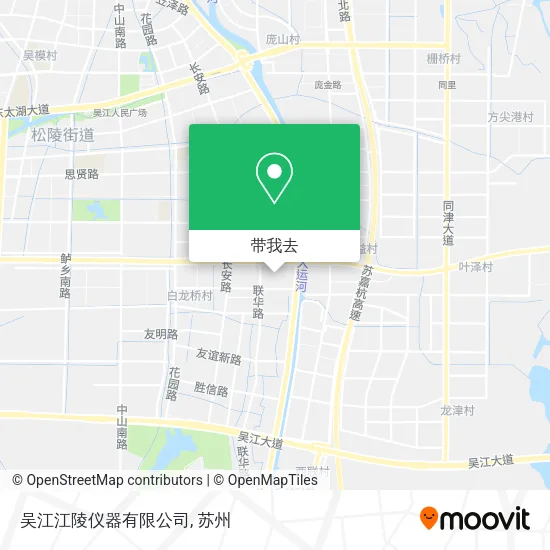 吴江江陵仪器有限公司地图
