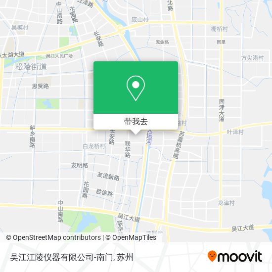 吴江江陵仪器有限公司-南门地图