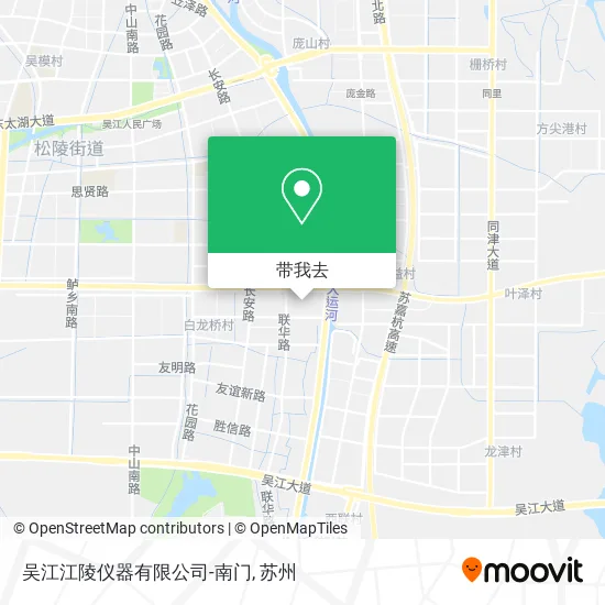 吴江江陵仪器有限公司-南门地图