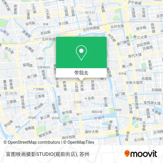 富图映画摄影STUDIO(观前街店)地图