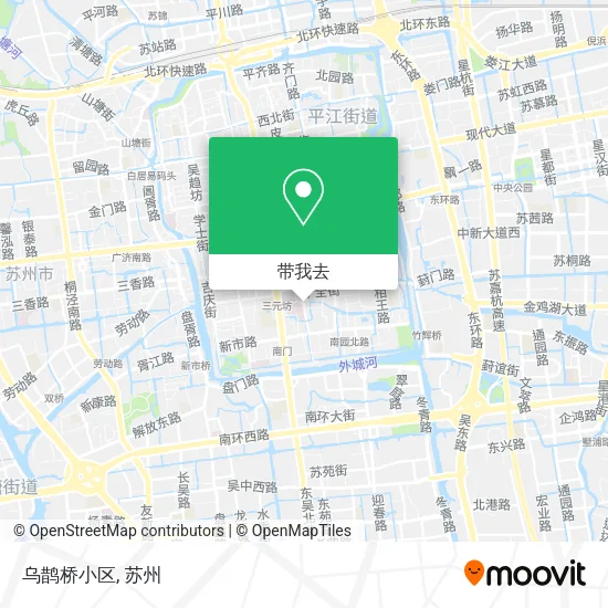 乌鹊桥小区地图