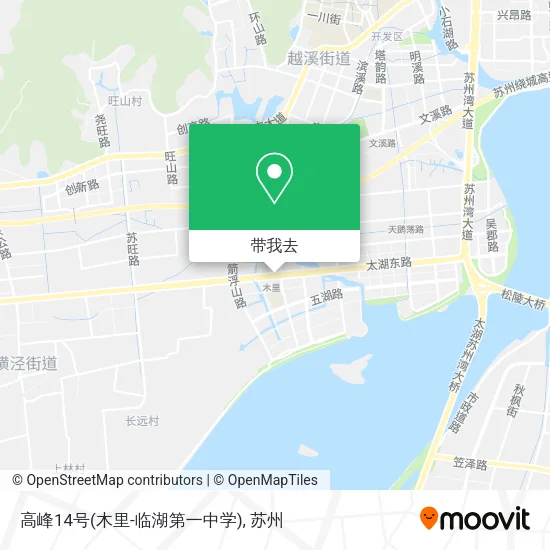 高峰14号(木里-临湖第一中学)地图
