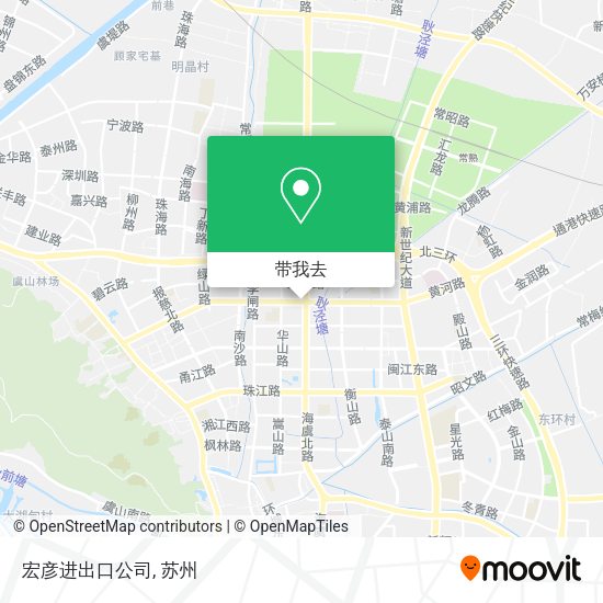 宏彦进出口公司地图