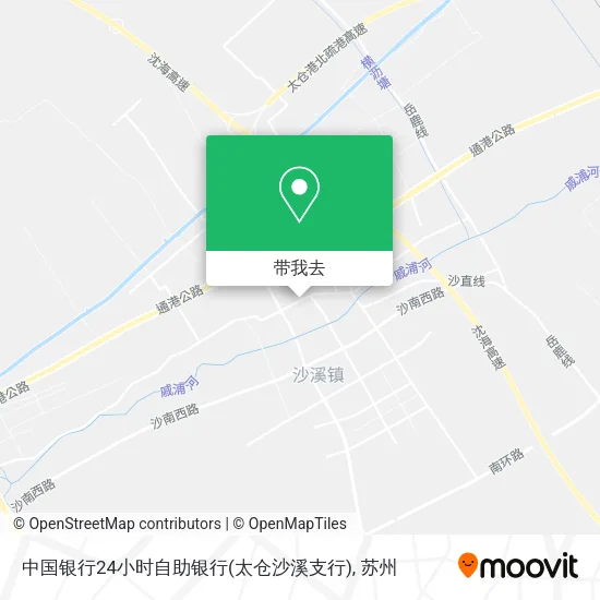 中国银行24小时自助银行(太仓沙溪支行)地图