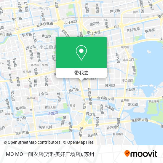 MO MO一间衣店(万科美好广场店)地图