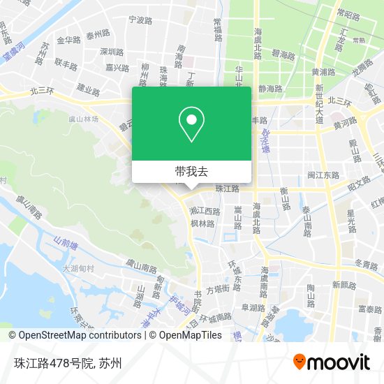 珠江路478号院地图