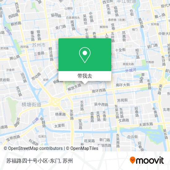 苏福路四十号小区-东门地图