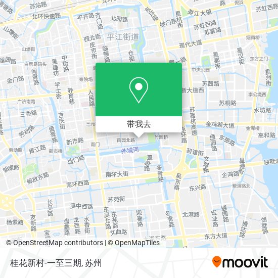 桂花新村-一至三期地图