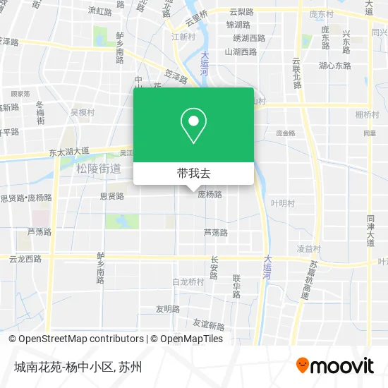 城南花苑-杨中小区地图