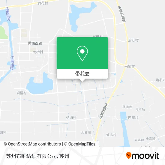 苏州布唯纺织有限公司地图