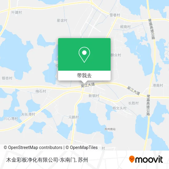 木金彩板净化有限公司-东南门地图