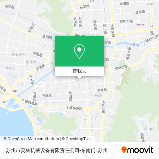 苏州市灵林机械设备有限责任公司-东南门地图