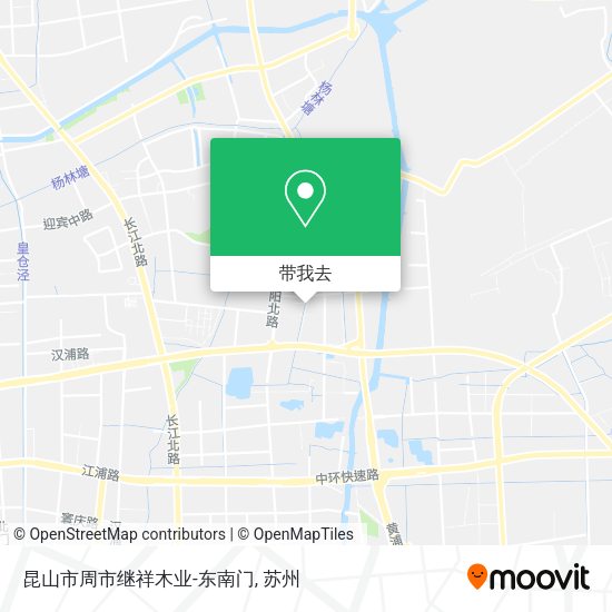 昆山市周市继祥木业-东南门地图