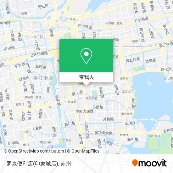 罗森便利店(印象城店)地图