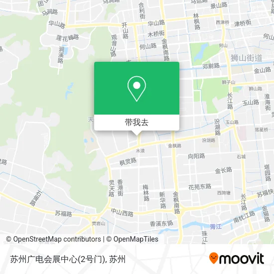 苏州广电会展中心(2号门)地图
