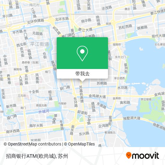 招商银行ATM(欧尚城)地图