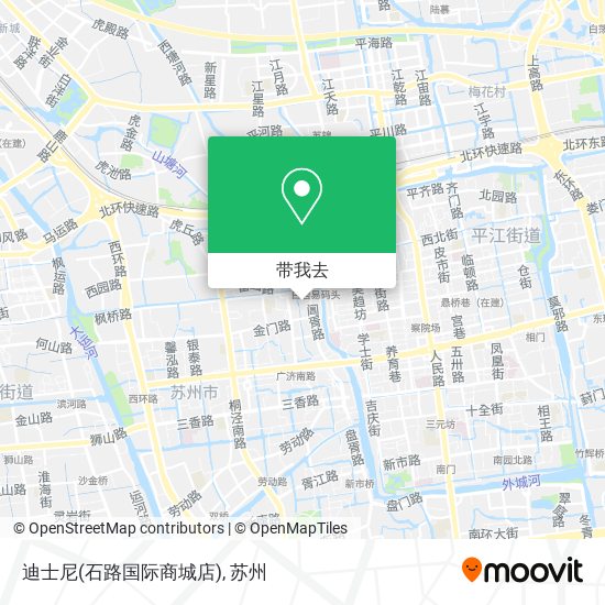 迪士尼(石路国际商城店)地图