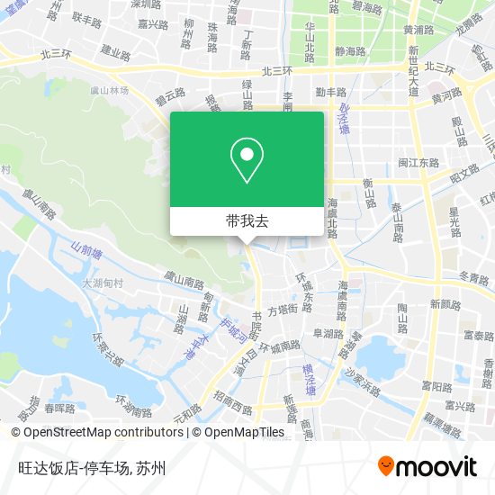 旺达饭店-停车场地图