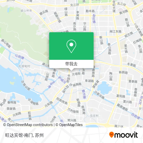 旺达宾馆-南门地图