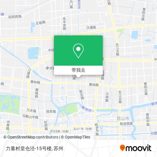 力量村皇仓泾-15号楼地图