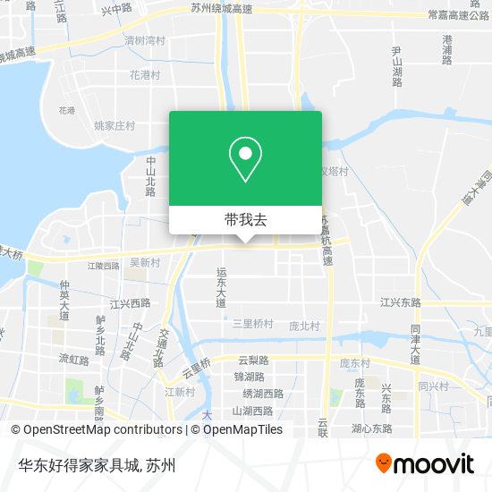 华东好得家家具城地图