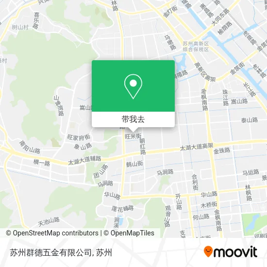 苏州群德五金有限公司地图
