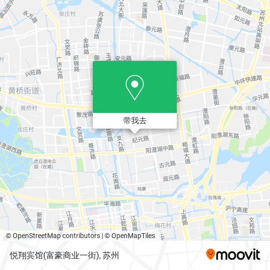 悦翔宾馆(富豪商业一街)地图