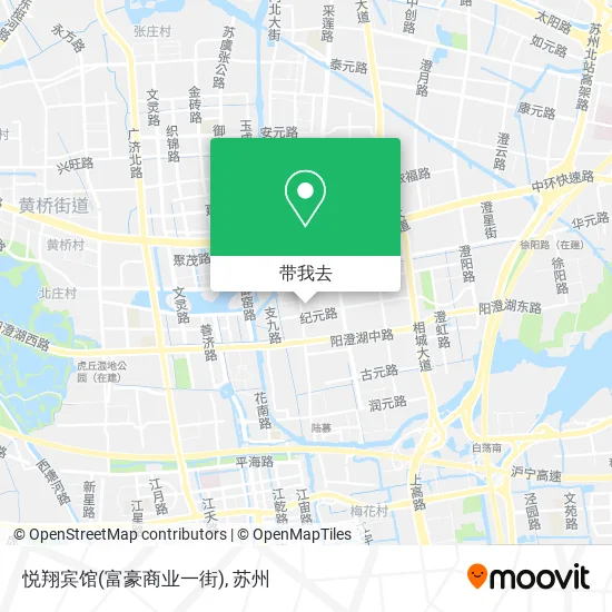 悦翔宾馆(富豪商业一街)地图