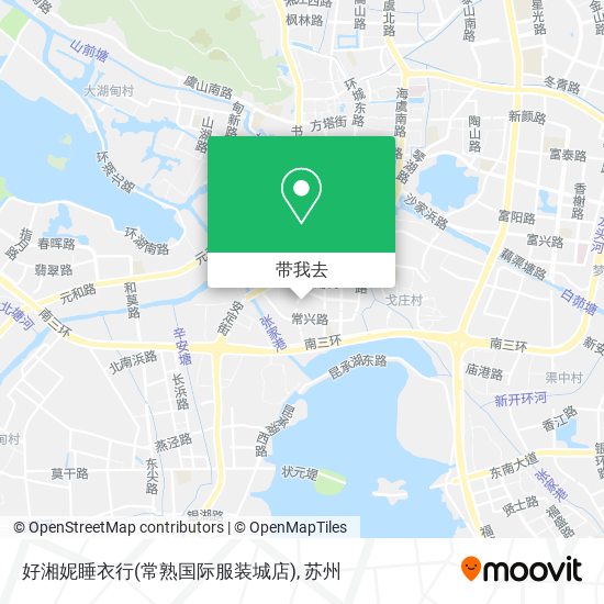 好湘妮睡衣行(常熟国际服装城店)地图