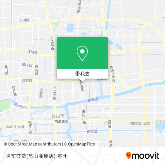 名车荟萃(昆山商厦店)地图