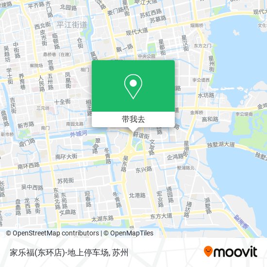 家乐福(东环店)-地上停车场地图