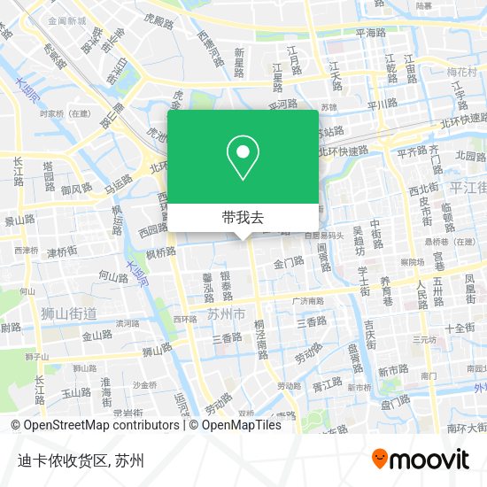迪卡侬收货区地图