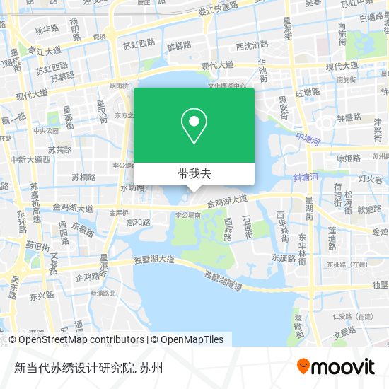 新当代苏绣设计研究院地图