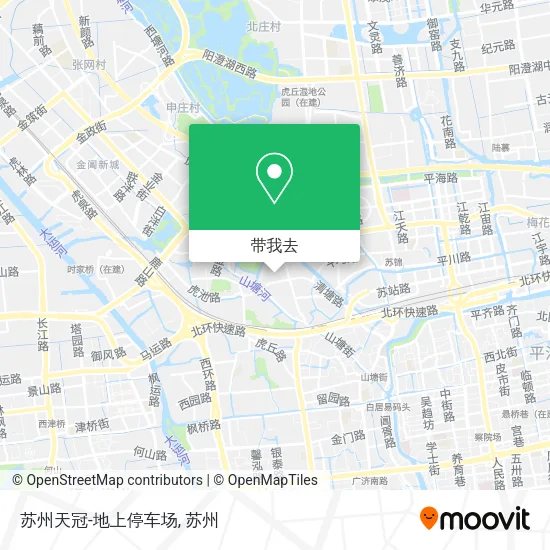 苏州天冠-地上停车场地图