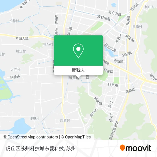 虎丘区苏州科技城东菱科技地图