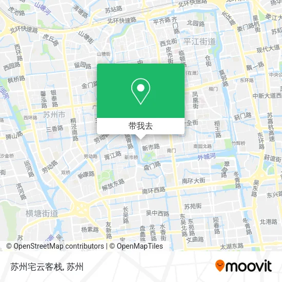 苏州宅云客栈地图