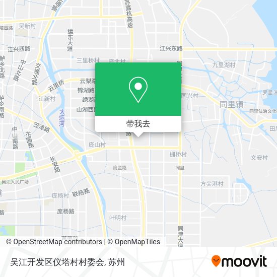 吴江开发区仪塔村村委会地图