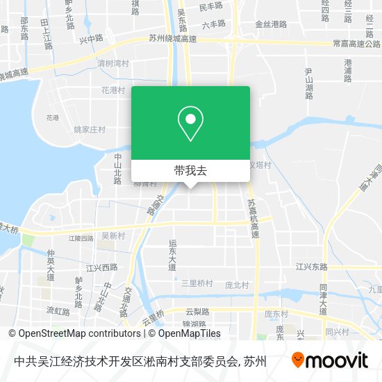 中共吴江经济技术开发区淞南村支部委员会地图