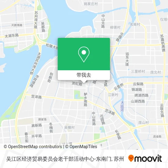吴江区经济贸易委员会老干部活动中心-东南门地图