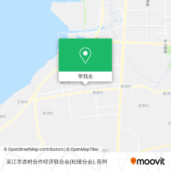 吴江市农村合作经济联合会(松陵分会)地图